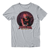 Marvel Spider-Man Brand New Day Mens Circle Badge With Spider-Man T-Shirt Sport Grey