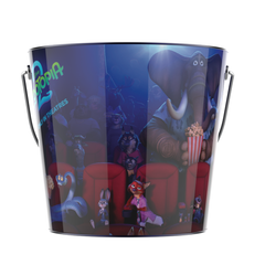 Zootopia 2 64 oz Popcorn Pail and Nick & Judy Headband Bundle