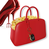 The Devil Wears Prada 2 85oz Red Prada Purse Popcorn Bucket