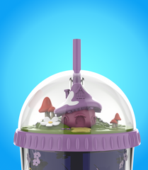 Smurfs 20oz. Smurfette's House Dome Lid Cup