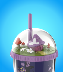 Smurfs 20oz. Smurfette's House Dome Lid Cup