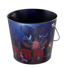 Zootopia 2 64 oz Popcorn Pail and Nick & Judy Headband Bundle