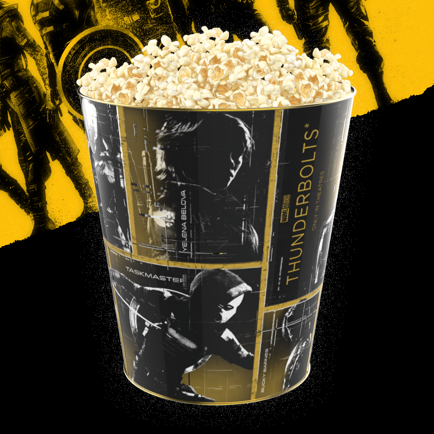 Thunderbolts 130oz Popcorn Bucket Combo