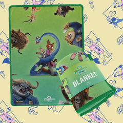 Zootopia 2 Movie Poster Plush Blanket