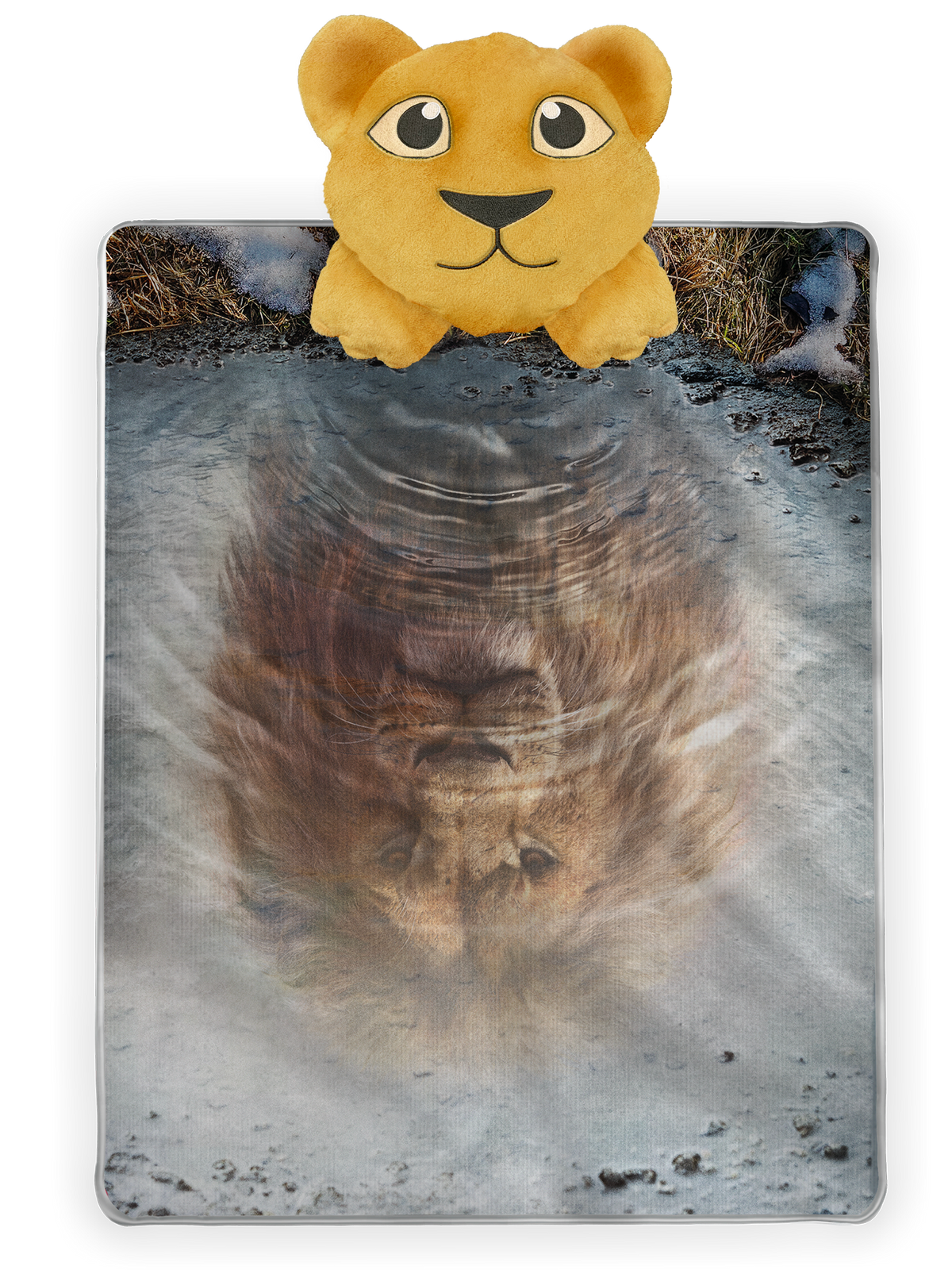 Mufasa - Cub Mufasa Plush Pillow Blanket