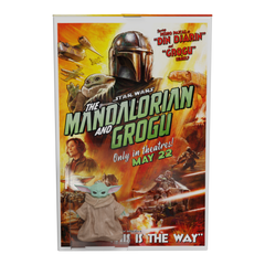 Star Wars: The Mandalorian and Grogu 130oz Tin Popcorn Box with Keychain (2 Styles)