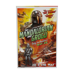 Star Wars: The Mandalorian and Grogu 130oz Tin Popcorn Box with Keychain (2 Styles)