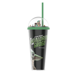 Star Wars: The Mandalorian and Grogu 20oz Double Wall Cup with Grogu Dome Lid