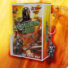 Star Wars: The Mandalorian and Grogu 130oz Tin Popcorn Box with Keychain (2 Styles)
