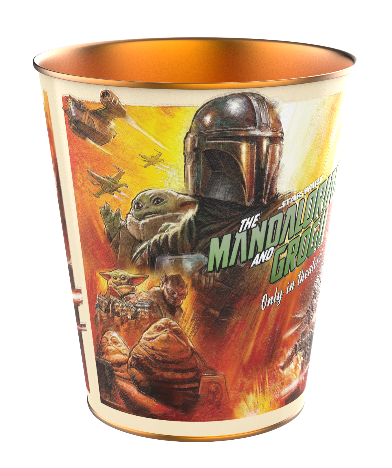 Star Wars The Mandalorian & Grogu バケツ Star Wars: The Mandalorian and Grogu 230oz Metal Popcorn Bucket