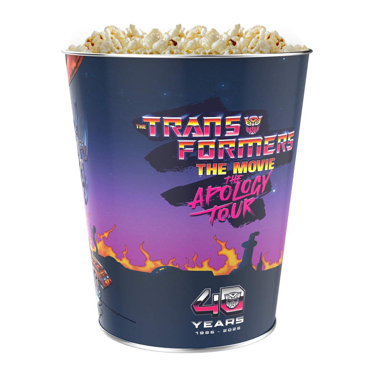 Transformers: The Movie - The Apology Tour 130oz Popcorn Bucket